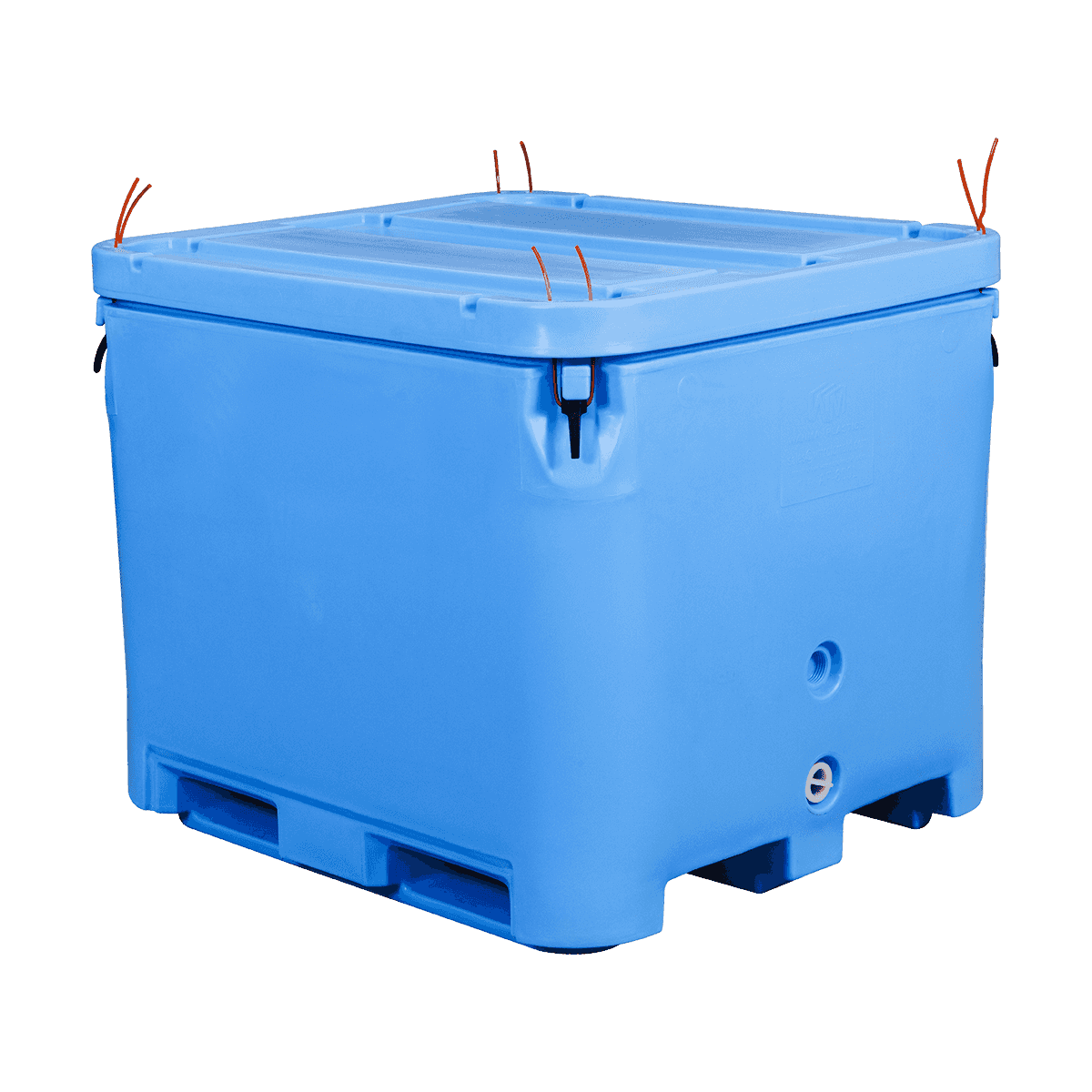 AF-800L LLDPE Atelier de contenant de fruits de mer isolé et entrepôt Utiliser des conteneurs à la chaîne à froid